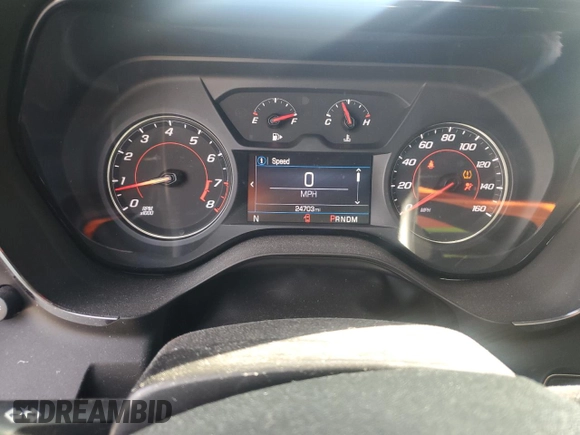 2021 Chevrolet Camaro 1LT with VIN 1G1FB1RS9M0123471, listed as a Copart auction lot 56180435 with 24,703 mi miles and Salvage title. Bid and sale history available at DreamBid. Image 9.