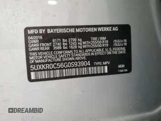 2016 BMW X5 xDrive35i z VIN 5UXKR0C56G0S93904, wystawiony jako Copart lot #53117335 z przebiegiem 95 191 mil mil oraz Szkody całkowita. Historia ofert i sprzedaży dostępna na DreamBid. Obrazek 13.