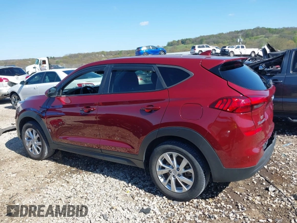 2019 Hyundai Tucson SE with VIN KM8J2CA41KU926156, listed as a IAAI auction lot 41888461 with 91,094 mi miles. Bid and sale history available at carsss.com. Image 14.