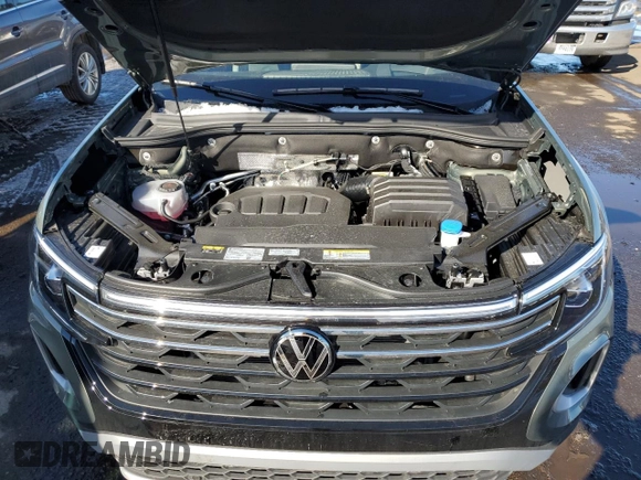 2024 Volkswagen Atlas Peak Edition SEL with VIN 1V2GR2CA3RC619979, listed as a Copart auction lot 45716235 with 2,407 mi miles and Salvage title. Bid and sale history available at DreamBid. Image 11.