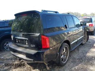 2006 Infiniti QX56 with VIN 5N3AA08AX6N814783, listed as a IAAI auction lot 42029637 with 1 mi miles. Bid and sale history available at carsss.com. Image 4.