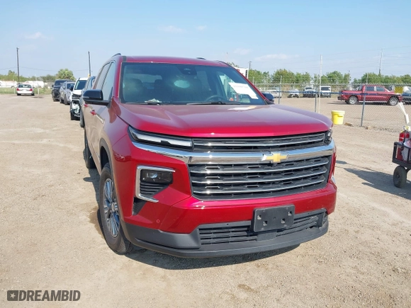 2024 Chevrolet Traverse FWD LT with VIN 1GNERGKS4RJ141560, listed as a IAAI auction lot 41190718 with 8,286 mi miles. Bid and sale history available at carsss.com. Image 1.
