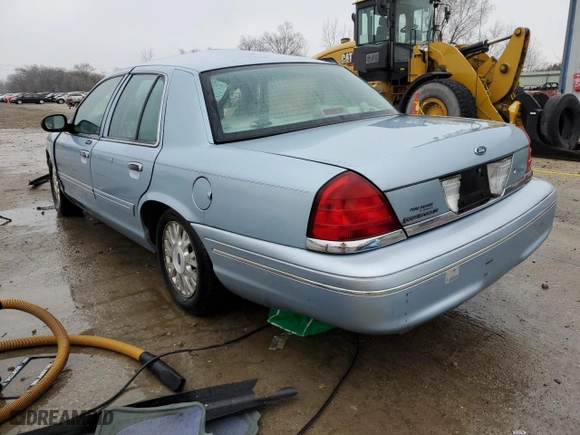 2005 Ford Crown Victoria LX with VIN 2FAFP74W35X168243, listed as a Copart auction lot 86448104 with 99,111 mi miles and Non Repairable. Bid and sale history available at carsss.com. Image 2.