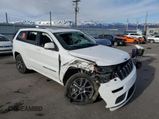 2019 Jeep Grand Cherokee High Altitude with VIN 1C4RJFCG4KC696136, listed as a Copart auction lot 46701345 with Not provided miles and Salvage title. Bid and sale history available at DreamBid. Image 4.