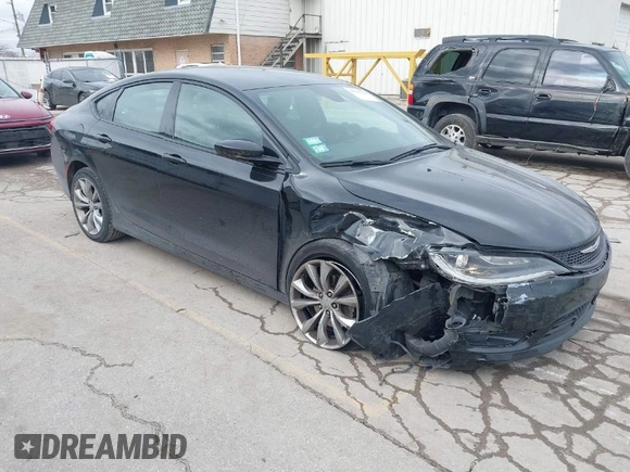 2016 Chrysler 200 S with VIN 1C3CCCBB9GN111720, listed as a IAAI auction lot 41503566 with 128,462 mi miles. Bid and sale history available at carsss.com. Image 1.