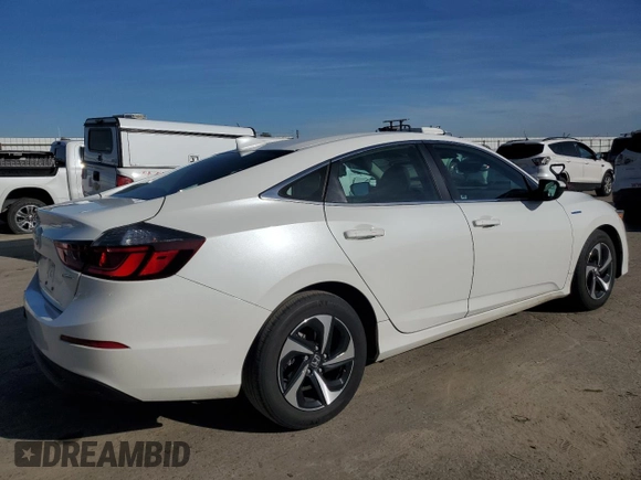 2021 Honda Insight EX with VIN 19XZE4F56ME009835, listed as a Copart auction lot 50637295 with 36,515 mi miles and Salvage Title. Bid and sale history available at carsss.com. Image 3.
