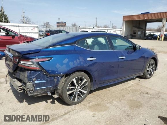 2023 Nissan Maxima SV with VIN 1N4AA6CV3PC508599, listed as a Copart auction lot 49536055 with 39,898 mi miles and Salvage title. Bid and sale history available at DreamBid. Image 3.