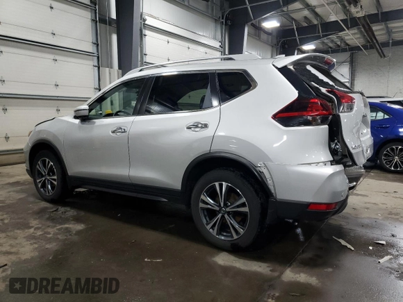 2019 Nissan Rogue SL with VIN 5N1AT2MV2KC827153, listed as a Copart auction lot 52805195 with 67,101 mi miles and Salvage Title. Bid and sale history available at carsss.com. Image 2.