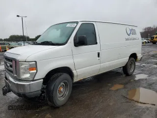 2011 Ford Econoline Cargo Commercial with VIN 1FTNE2EL6BDA27480, listed as a Copart auction lot 51992245 with 386,833 mi miles and Salvage Title. Bid and sale history available at carsss.com. Image 1.