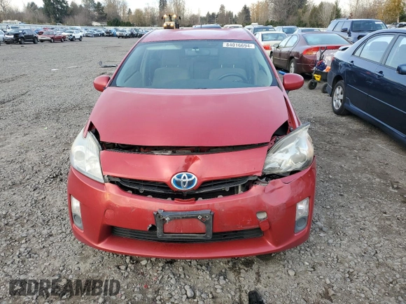 2011 Toyota Prius I with VIN JTDKN3DU7B0288286, listed as a Copart auction lot 84016694 with 210,458 mi miles and Salvage Title. Bid and sale history available at DreamBid. Image 5.