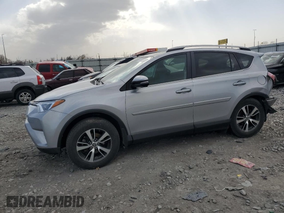 2017 Toyota RAV4 XLE with VIN 2T3WFREVXHW351376, listed as a Copart auction lot 49590425 with 81,597 mi miles and Salvage Title. Bid and sale history available at DreamBid. Image 1.