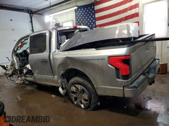 2024 Ford F-150 Lightning XLT with VIN 1FTVW3LK9RWG06135, listed as a Copart auction lot 46417885 with Not provided miles and Non repairable. Bid and sale history available at DreamBid. Image 2.