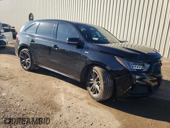 2019 Acura MDX Technology with VIN 5J8YD4H04KL025196, listed as a Copart auction lot 88458975 with 88,736 mi miles and Salvage title. Bid and sale history available at DreamBid. Image 4.
