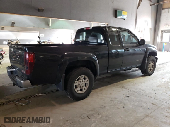2005 GMC Canyon SLE Z71 with VIN 1GTDT196558218210, listed as a Copart auction lot 42928924 with 66,435 mi miles and Salvage Title. Bid and sale history available at carsss.com. Image 3.
