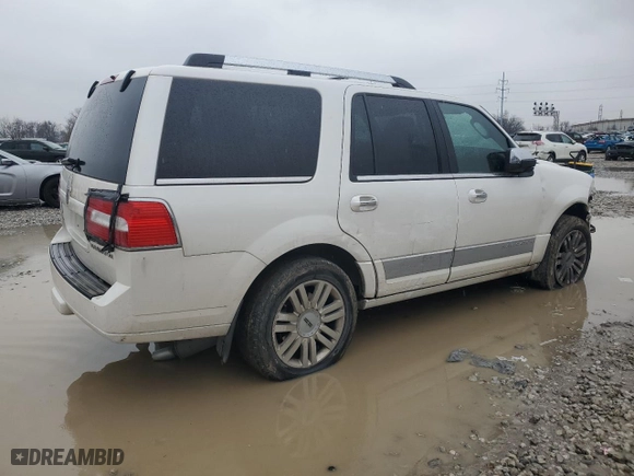 2012 Lincoln Navigator with VIN 5LMJJ2J58CEL01087, listed as a Copart auction lot 85877204 with 115,070 mi miles and Salvage Title. Bid and sale history available at carsss.com. Image 3.