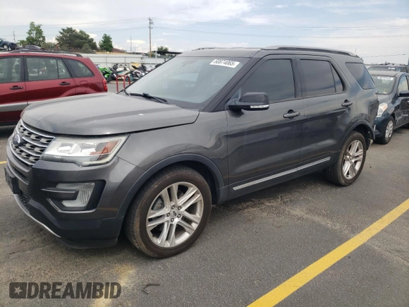 2017 Ford Explorer XLT z VIN 1FM5K8D88HGA60086, wystawiony jako Copart lot #60874065 z przebiegiem 89 286 mil mil oraz Szkoda całkowita • Salvage title. Historia ofert i sprzedaży dostępna na DreamBid. Obrazek 1.