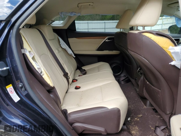 2019 Lexus RX with VIN 2T2BZMCA0KC192387, listed as a Copart auction lot 58935132 with 33,224 mi miles. Bid and sale history available at carsss.com. Image 6.