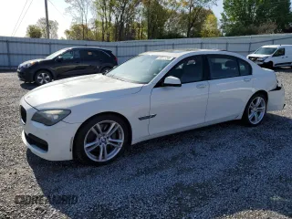 2012 BMW 7 Series 750Li with VIN WBAKB8C53CC852495, listed as a Copart auction lot 50811745 with 155,512 mi miles and Salvage Title. Bid and sale history available at carsss.com. Image 1.