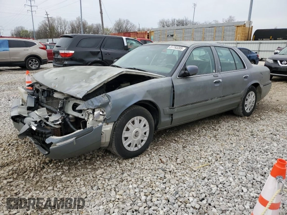 2004 Mercury Grand Marquis GS with VIN 2MEFM74W44X659873, listed as a Copart auction lot 51793205 with 115,384 mi miles and Salvage Title. Bid and sale history available at DreamBid. Image 1.