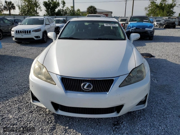 2013 Lexus IS 250 with VIN JTHCF5C29D5063028, listed as a Copart auction lot 49708045 with 126,351 mi miles and Salvage Title. Bid and sale history available at carsss.com. Image 5.