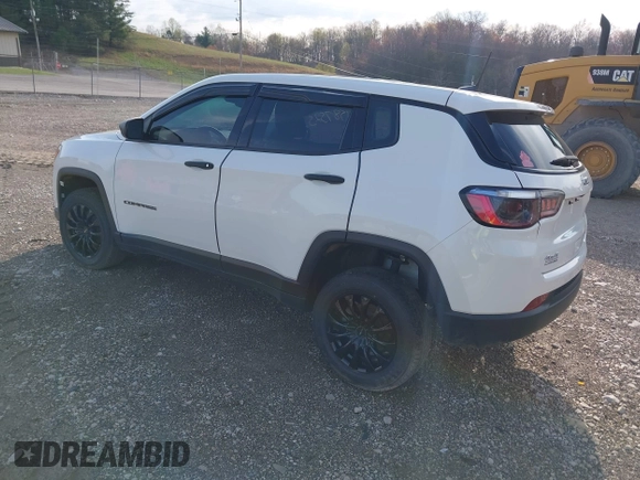 2021 Jeep Compass Sport with VIN 3C4NJDAB3MT555219, listed as a IAAI auction lot 41587525 with 50,427 mi miles and . Bid and sale history available at carsss.com. Image 3.