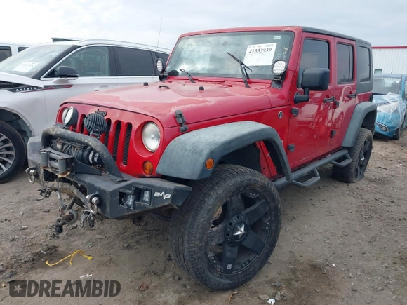 2008 Jeep Wrangler Unlimited X with VIN 1J4GA39138L550936, listed as a IAAI auction lot 41333939 with 181,936 mi miles and . Bid and sale history available at DreamBid. Image 2.