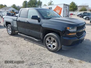 2017 Chevrolet Silverado 1500 Custom with VIN 1GCVKPEC9HZ169517, listed as a IAAI auction lot 41811919 with 215,790 mi miles. Bid and sale history available at carsss.com. Image 1.