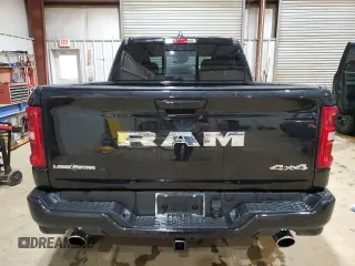 2025 Ram 1500 Big Horn with VIN 1C6SRFFP6SN540259, listed as a Copart auction lot 44974115 with 814 mi miles and Salvage Title. Bid and sale history available at carsss.com. Image 6.
