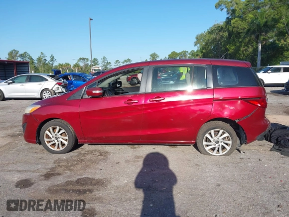 2014 Mazda Mazda5 Sport with VIN JM1CW2BLXE0163650, listed as a IAAI auction lot 42024762 with 137,314 mi miles. Bid and sale history available at carsss.com. Image 14.