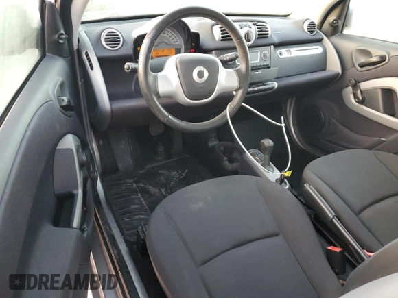 2011 Smart fortwo Pure с VIN WMEEJ3BAXBK421243, выставлен на аукционе Copart как лот 78536584 с пробегом 64 858 миль миль и На запчасти • Non repairable. История ставок и продаж доступна на DreamBid. Изображение 8.