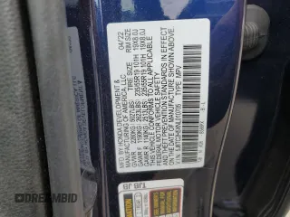 2022 Acura RDX Technology с VIN 5J8TC2H5XNL010705, выставлен на аукционе Copart как лот 53560485 с пробегом 23 734 миль миль и Списание • Salvage title. История ставок и продаж доступна на DreamBid. Изображение 13.