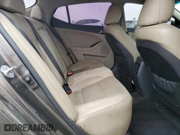 2013 Kia Optima EX with VIN 5XXGN4A78DG107255, listed as a Copart auction lot 61015475 with 168,006 mi miles and Salvage title. Bid and sale history available at DreamBid. Image 10.