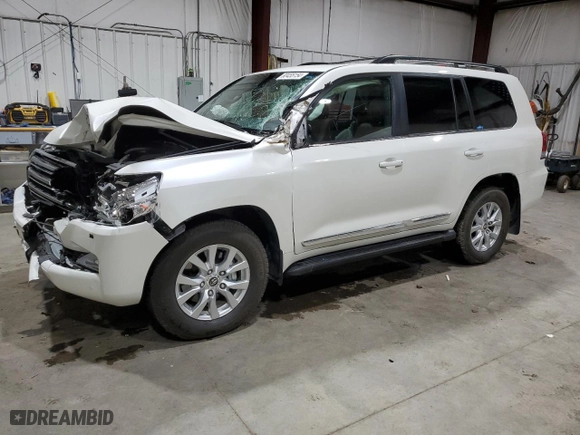 2020 Toyota Land Cruiser with VIN JTMCY7AJ6L4094257, listed as a Copart auction lot 80455154 with 47,702 mi miles and Salvage Title. Bid and sale history available at carsss.com. Image 1.