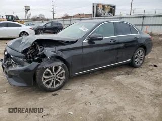 2017 Mercedes-Benz C 300 with VIN 55SWF4KB1HU218927, listed as a Copart auction lot 84212684 with Not provided miles and Salvage title. Bid and sale history available at DreamBid. Image 1.
