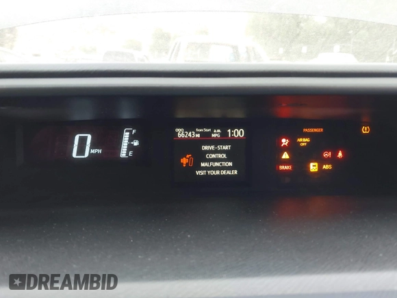 2016 Toyota Prius One with VIN JTDKDTB38G1122485, listed as a IAAI auction lot 42054085 with 66,243 mi miles and . Bid and sale history available at DreamBid. Image 7.