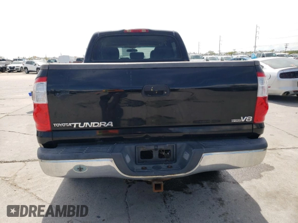 2006 Toyota Tundra SR5 with VIN 5TBET34106S509098, listed as a Copart auction lot 54881475 with 265,114 mi miles and Salvage Title. Bid and sale history available at carsss.com. Image 6.