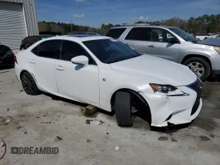 2016 Lexus IS with VIN JTHBE1D26G5026870, listed as a Copart auction lot 48495185 with 86,389 mi miles and Salvage Title. Bid and sale history available at carsss.com. Image 4.