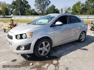 2014 Chevrolet Sonic LTZ with VIN 1G1JE5SB6E4215697, listed as a Copart auction lot 70820024 with 166,414 mi miles and Salvage Title. Bid and sale history available at carsss.com. Image 1.
