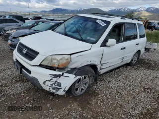 2005 Honda Pilot EX-L z VIN 5FNYF18505B042748, wystawiony jako Copart lot #56696285 z przebiegiem 181 638 mil mil oraz Szkoda całkowita • Salvage title. Historia ofert i sprzedaży dostępna na DreamBid. Obrazek 1.