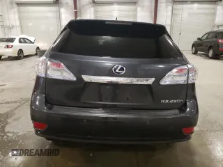 2011 Lexus RX 450h with VIN JTJBC1BA7B2418961, listed as a Copart auction lot 53320645 with 201,321 mi miles and Salvage Title. Bid and sale history available at DreamBid. Image 6.