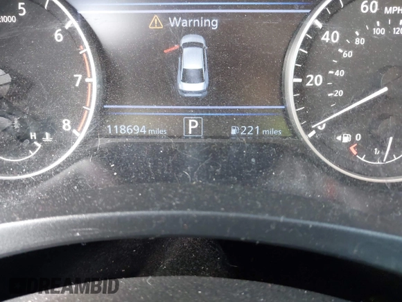 2021 Nissan Altima SV with VIN 1N4BL4DV3MN406320, listed as a IAAI auction lot 42086770 with 118,694 mi miles and . Bid and sale history available at DreamBid. Image 15.