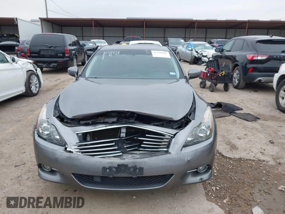 2014 Infiniti Q60 Coupe Journey with VIN JN1CV6EK6EM112185, listed as a IAAI auction lot 41578416 with 130,069 mi miles. Bid and sale history available at carsss.com. Image 12.