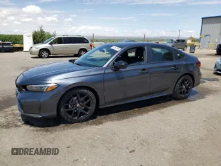 2025 Honda Civic Sport with VIN 2HGFE2F54SH597339, listed as a Copart auction lot 59795335 with 228 mi miles and Clean title. Bid and sale history available at DreamBid. Image 1.