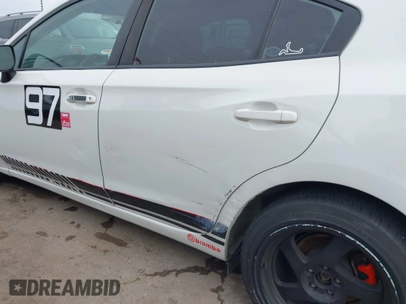 2022 Subaru Impreza with VIN 4S3GKAA62N1609335, listed as a IAAI auction lot 41090418 with 33,985 mi miles and . Bid and sale history available at DreamBid. Image 12.