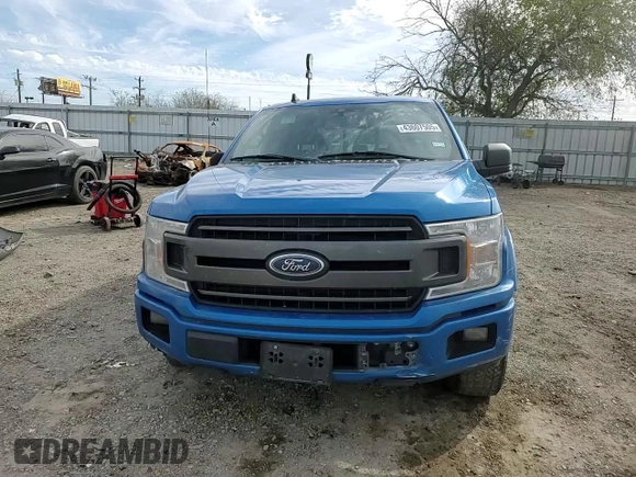 2020 Ford F-150 XL with VIN 1FTEW1CP8LKE86374, listed as a Copart auction lot 43607505 with 163,898 mi miles and Salvage Title. Bid and sale history available at carsss.com. Image 10.