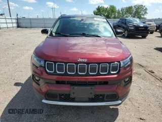 2022 Jeep Compass Limited with VIN 3C4NJDCBXNT159383, listed as a Copart auction lot 62136695 with 59,429 mi miles and Salvage title. Bid and sale history available at DreamBid. Image 5.