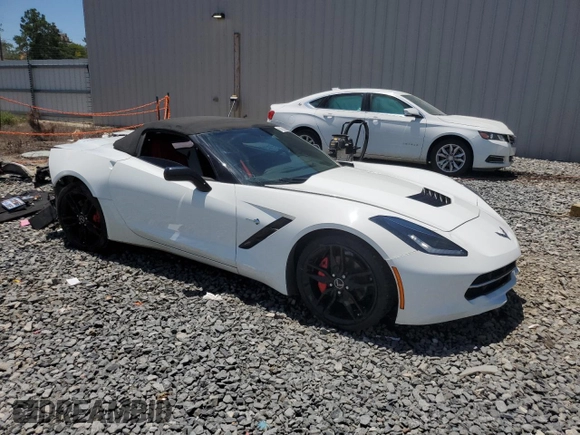2015 Chevrolet Corvette 2LT with VIN 1G1YD3D71F5106140, listed as a Copart auction lot 61852534 with 93,008 mi miles and Salvage Title. Bid and sale history available at carsss.com. Image 4.