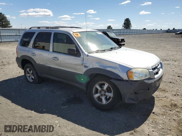 2006 Mazda Tribute i with VIN 4F2YZ92Z86KM12012, listed as a Copart auction lot 53726725 with 162,884 mi miles and Salvage Title. Bid and sale history available at carsss.com. Image 4.