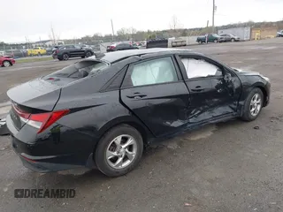 2022 Hyundai Elantra SE with VIN 5NPLL4AG7NH072024, listed as a IAAI auction lot 41942671 with 37,045 mi miles and . Bid and sale history available at DreamBid. Image 4.