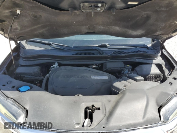 2016 Honda Pilot EX-L with VIN 5FNYF6H57GB091509, listed as a Copart auction lot 49555095 with 86,553 mi miles and Salvage Title. Bid and sale history available at DreamBid. Image 14.